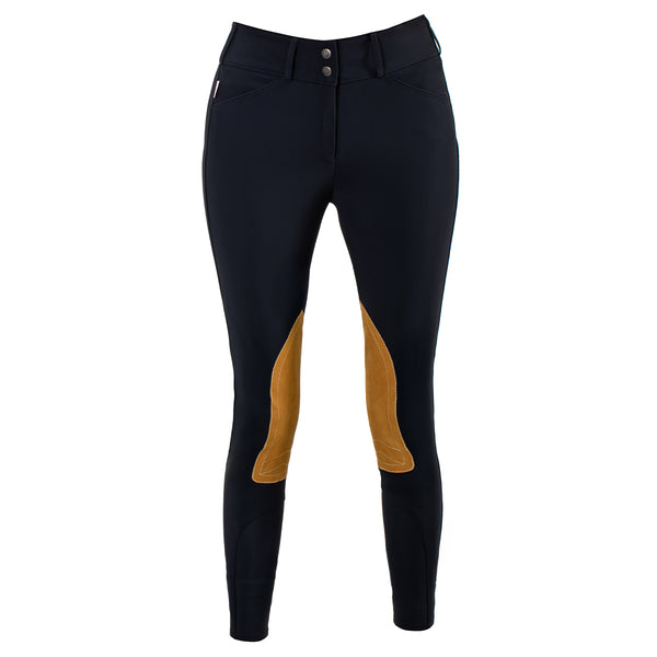 Tailored Sportsman Techno Knee Patch Ladies Breech - Black